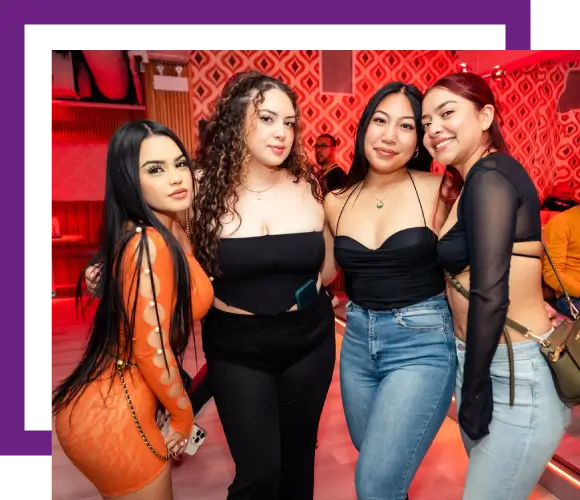 Partying with Friends at Amore Toronto