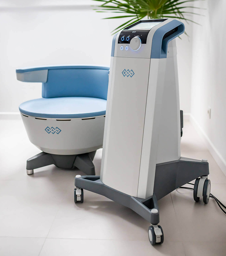 Emsella treatment for pelvic floor strengthening and incontinence support