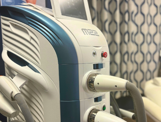 M22 modular laser for skin treatments at Bluffton Aesthetics