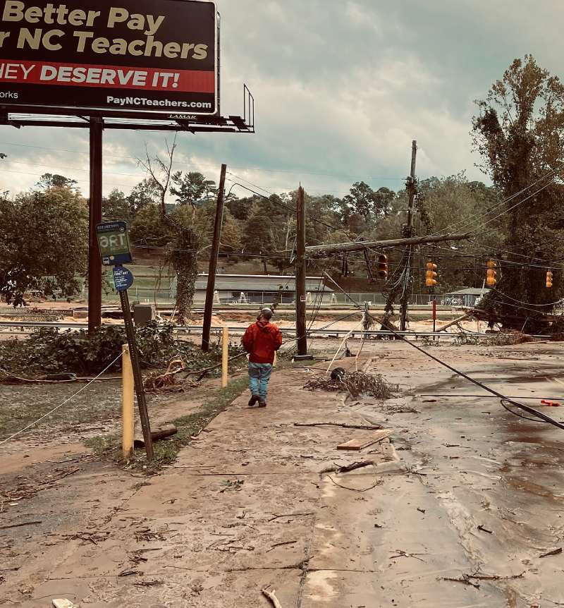 Helene Damage from Hurricane Helene. FEMA contracting for disaster response and recovery.