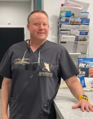 bregman-team Dr. Peter J. Bregman, medical director and podiatric surgeon in Las Vegas specialized in nerve disorders and chronic pain.