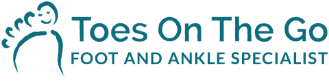 Logo for Toes On The Go, Foot and Ankle Specialist in Carmel, CA.