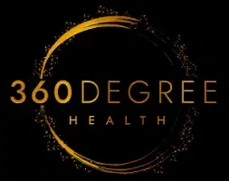 Logo for 360 Degree Health, a Florida clinic for holistic and regenerative care.