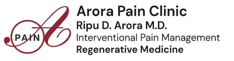 Logo for Arora Pain Clinic in Torrance, California.