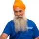 Dr. Har Hari Khalsa, D.C., holistic chiropractor and regenerative medicine specialist at Transformational Healing Universe in Los Angeles.