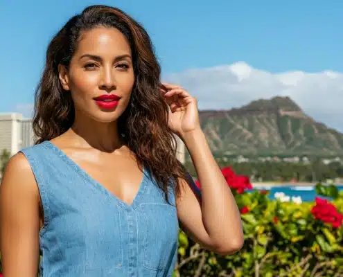 Results after an Oahu lip lifting surgery at Hawaii Facial Plastic Surgery.