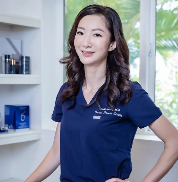 Dr. Susan Tan, fellowship-trained facial plastic surgeon specializing in facelift surgery