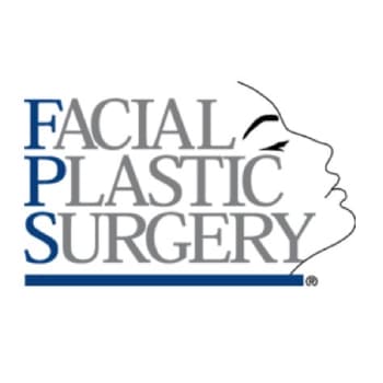 AAFPRS member badge for the American Academy of Facial Plastic and Reconstructive Surgery.