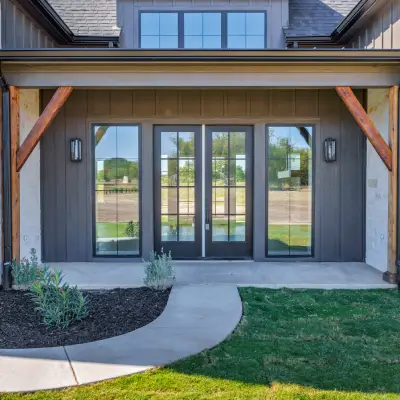 Custom home design planning with builder