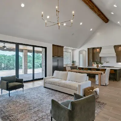 Finished custom home ready for move in