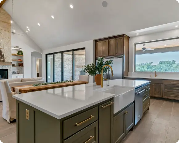 The Fortress Homes team discussing a custom home construction project in Granbury TX