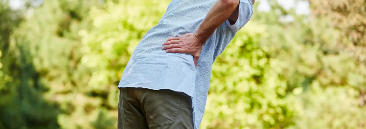 Patient taking early action to manage chronic back and neck pain