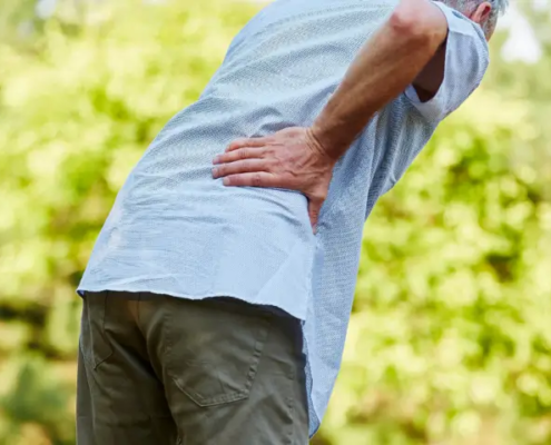 Patient taking early action to manage chronic back and neck pain