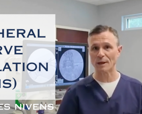 Peripheral nerve stimulation device used for chronic pain management