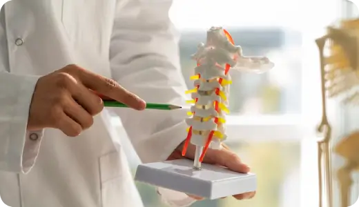 Scoliosis abnormal spine curve C or S shape