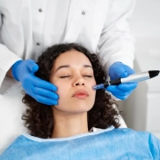 SkinPen microneedling with PRP treatment for skin rejuvenation and anti-aging. Now available at Hawaii Facial Plastic Surgery.