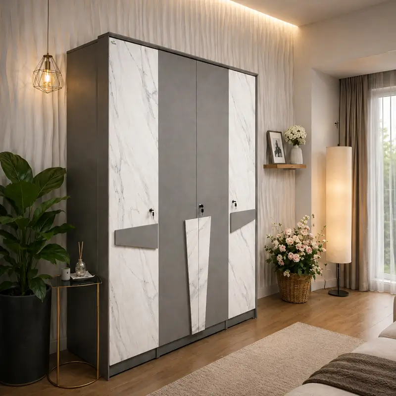 Monaco 4-Door Wardrobe
