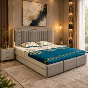 Royal Teal Storage Bed