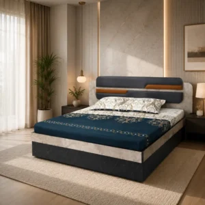 Contemporary Floating Panel Bed