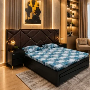 Midnight Luxe Tufted Bed