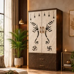 Divine Heritage Pooja Cabinet