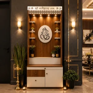 Divine Grandeur Premium Mandir Unit