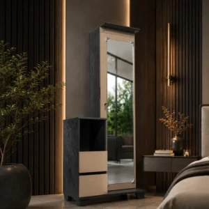 Urban Dark Wood Dressing Table