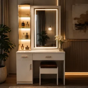 Elegant Illuminated Dressing Table