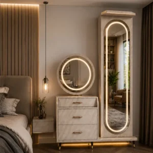 Oval Glow Designer Dressing Unit