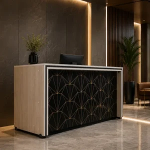 Geometric Luxury Executive Desk