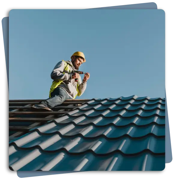 Commercial visual roof inspection by Weather Knight consultants in Louisville KY